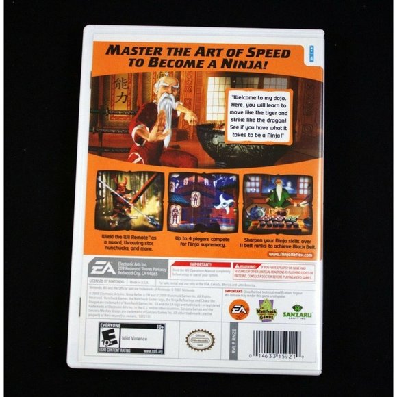 Ninja Reflex Nintendo Wii Game Tested COMPLETE‎ with Manual - Picture 3 of 3
